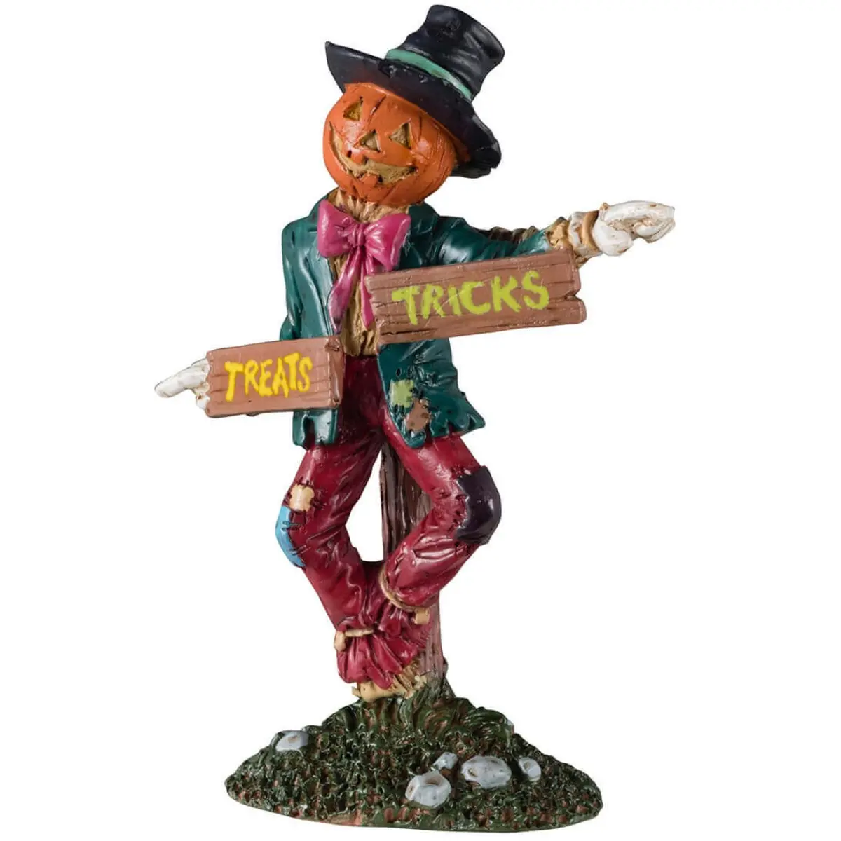 Lemax Spooky Town Scarecrow Signpost #44312 1