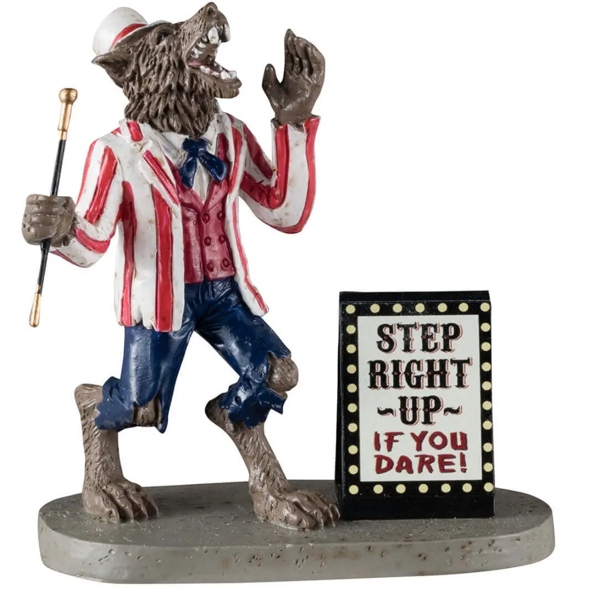 Lemax Spooky Town Carnival Barker #42309 1