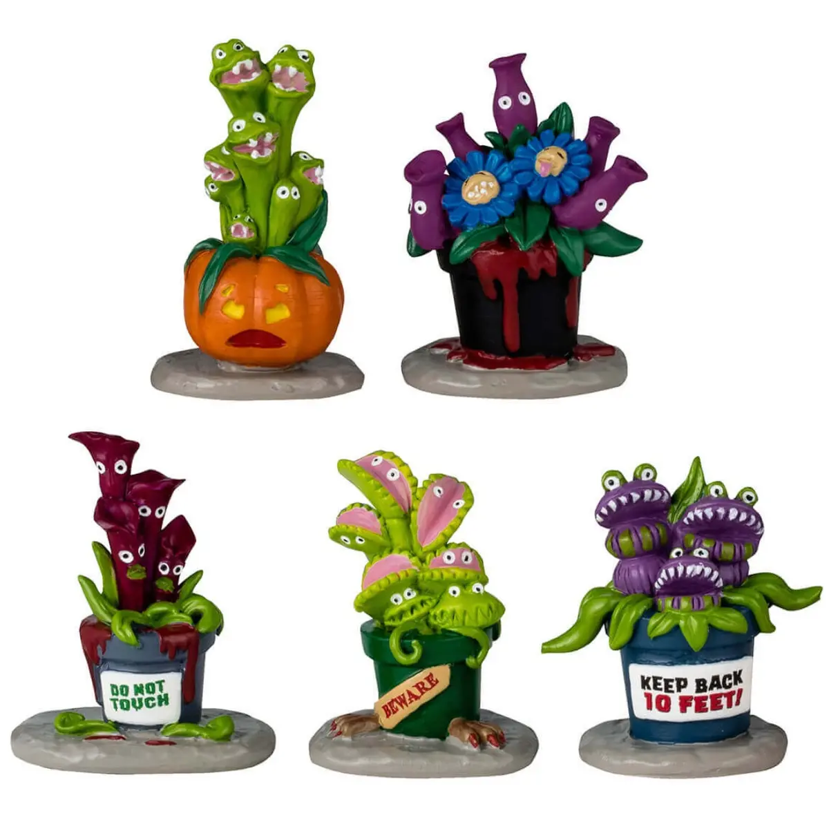 Lemax Spooky Town Hungry Houseplant Horror #44314 1