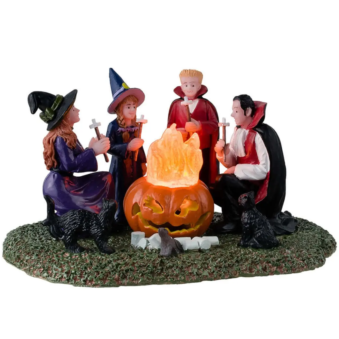 Lemax Spooky Town Monster Marshmallow Roast #44304 1