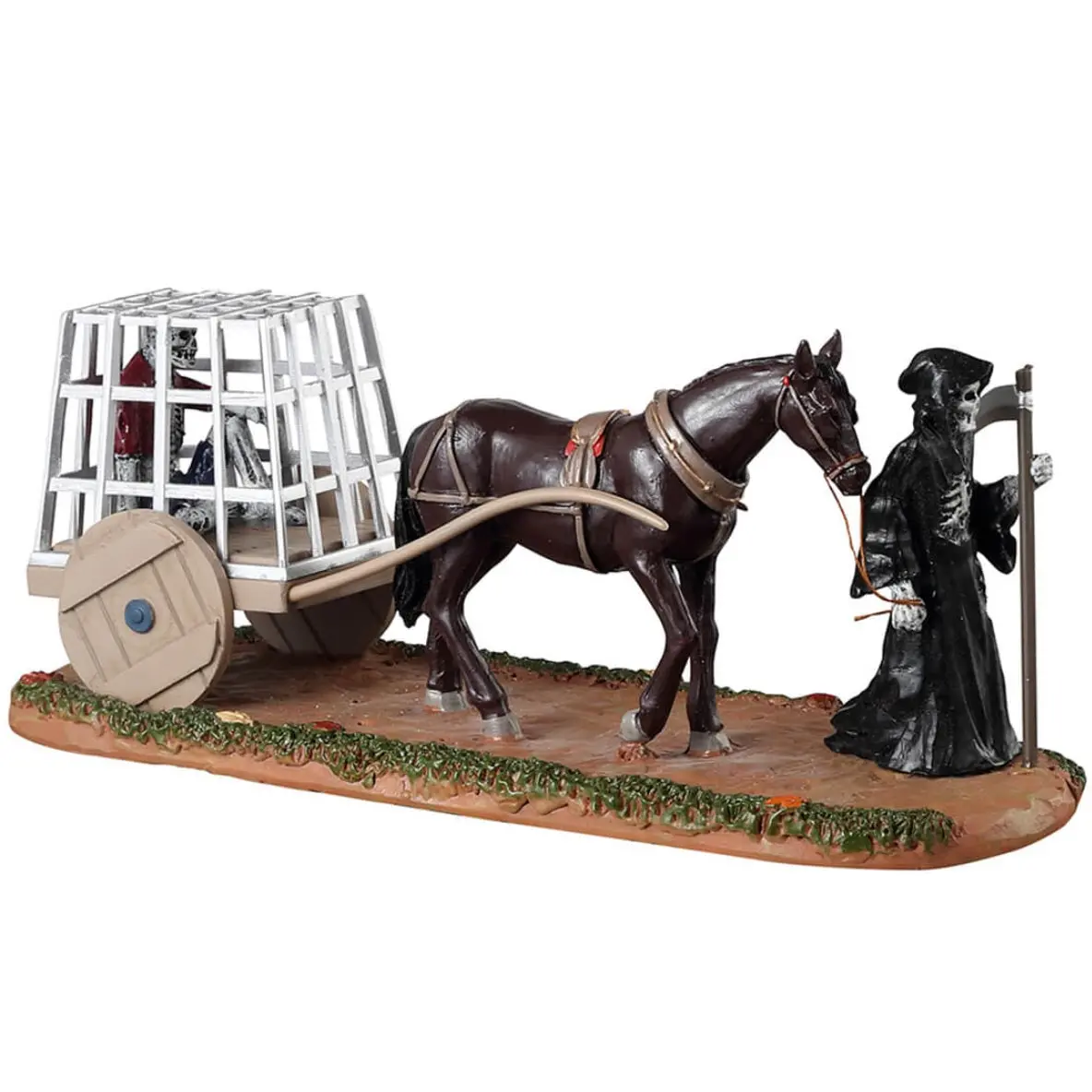 Lemax Spooky Town Dungeon Cart #33636 1