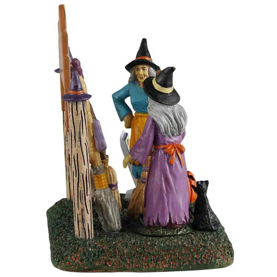 Lemax Spooky Town Brooms To Go #43702 2