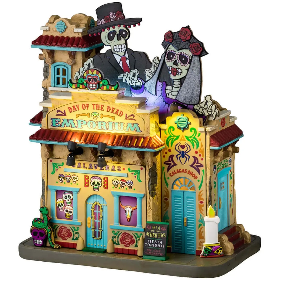 Lemax Spooky Town Day Of The Dead Emporium #45208 1