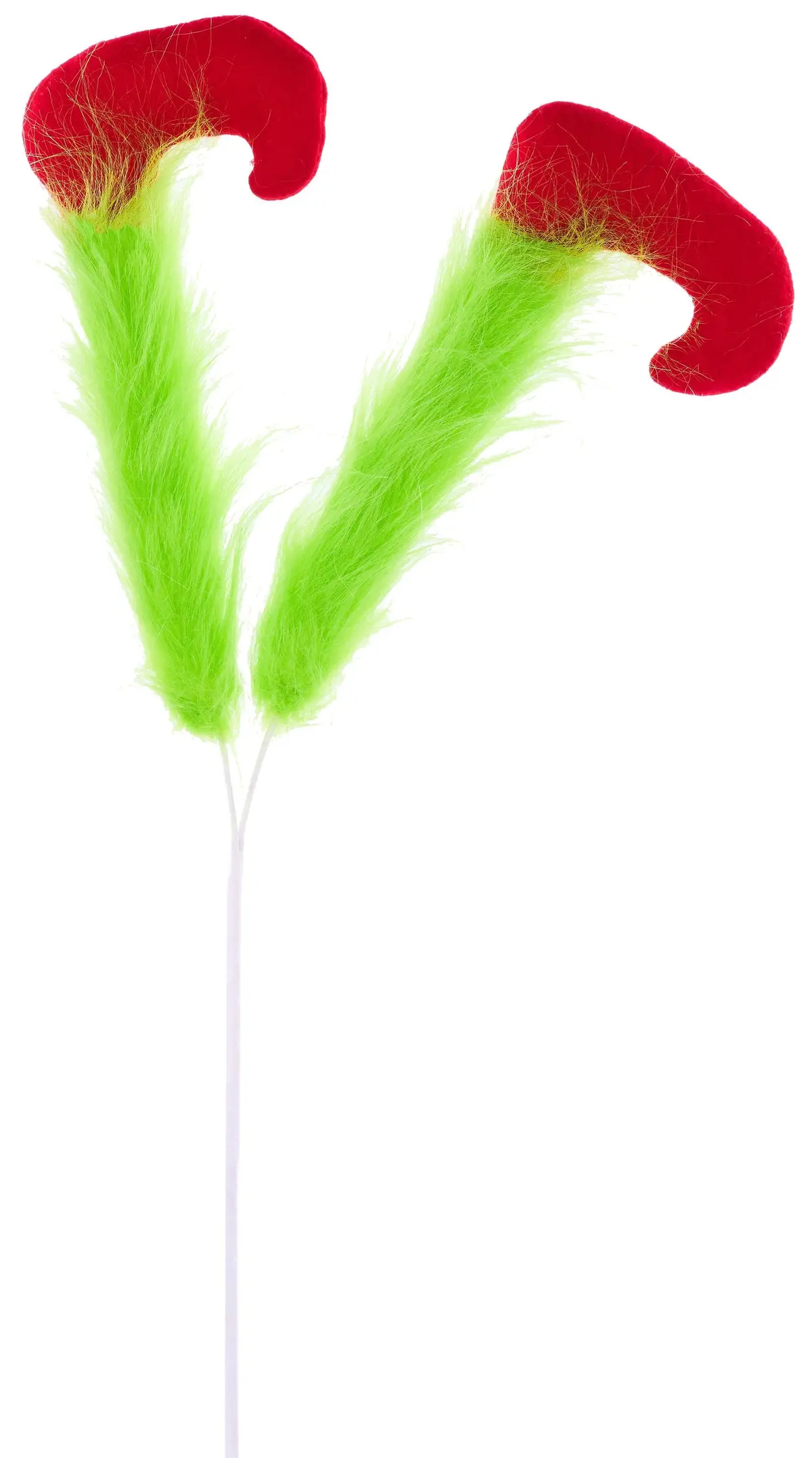 25" Furry Elf Legs Pick Spray 1