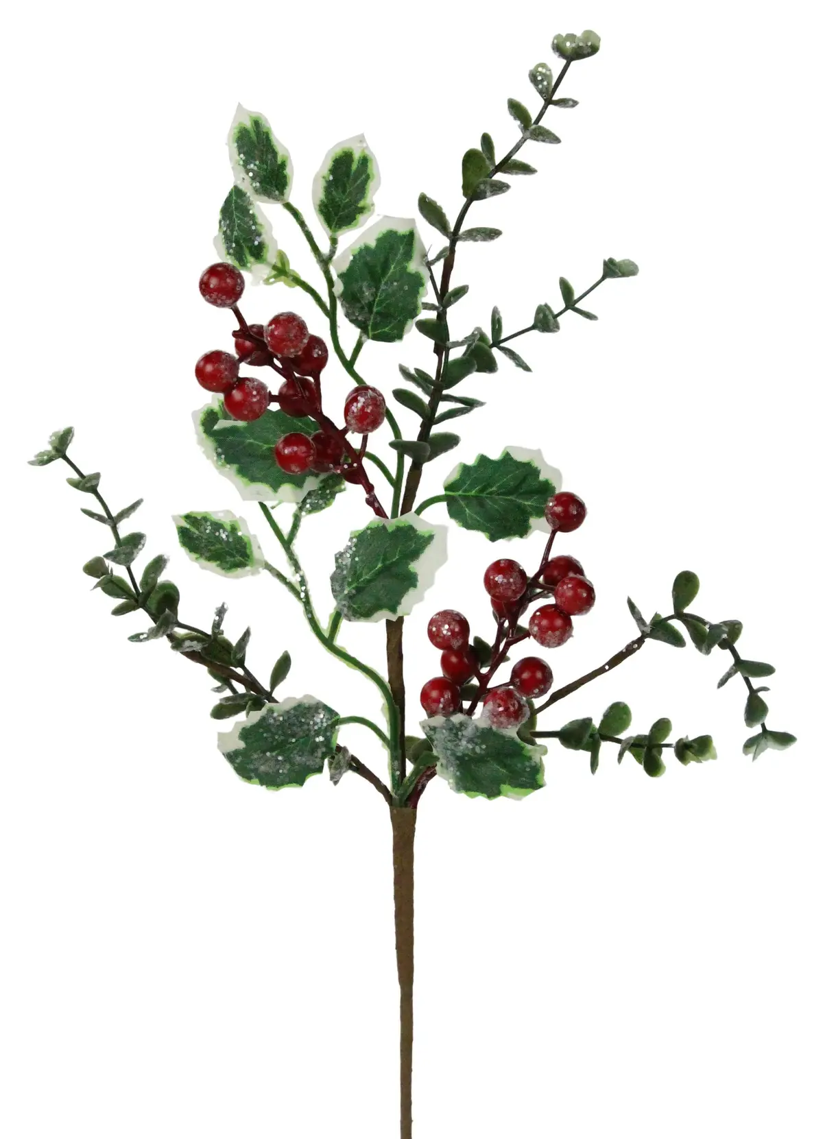 13" Holly Berry Pick Spray 1