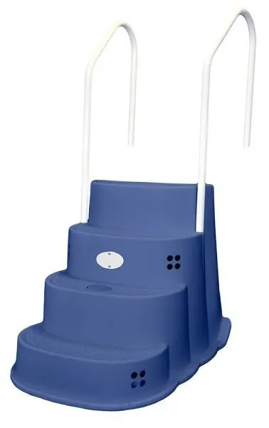 Aqua Blue Spacesaver Above Ground Pool Steps 1
