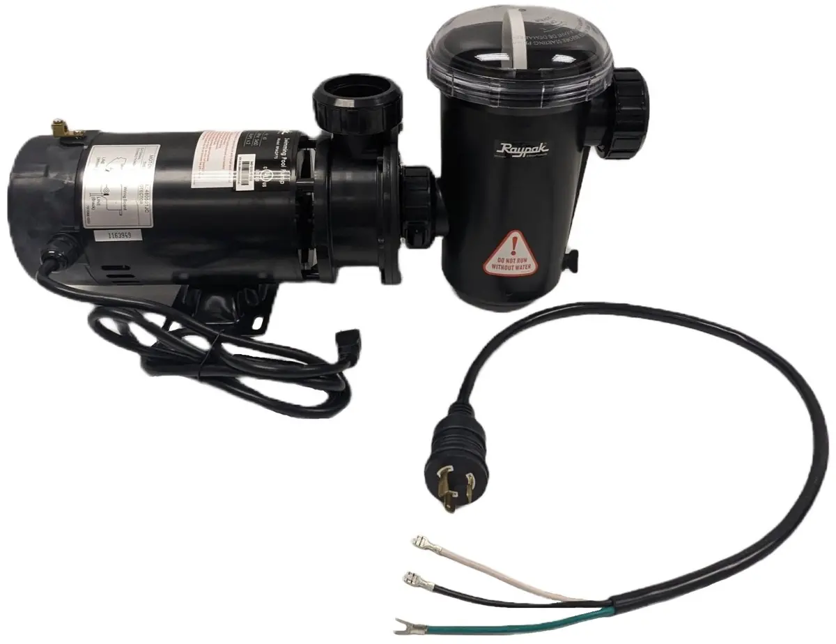 Raypak 3/4 Hp Above Ground Pool Constant Speed Pump 110/115V With Twist Lock Cord 1