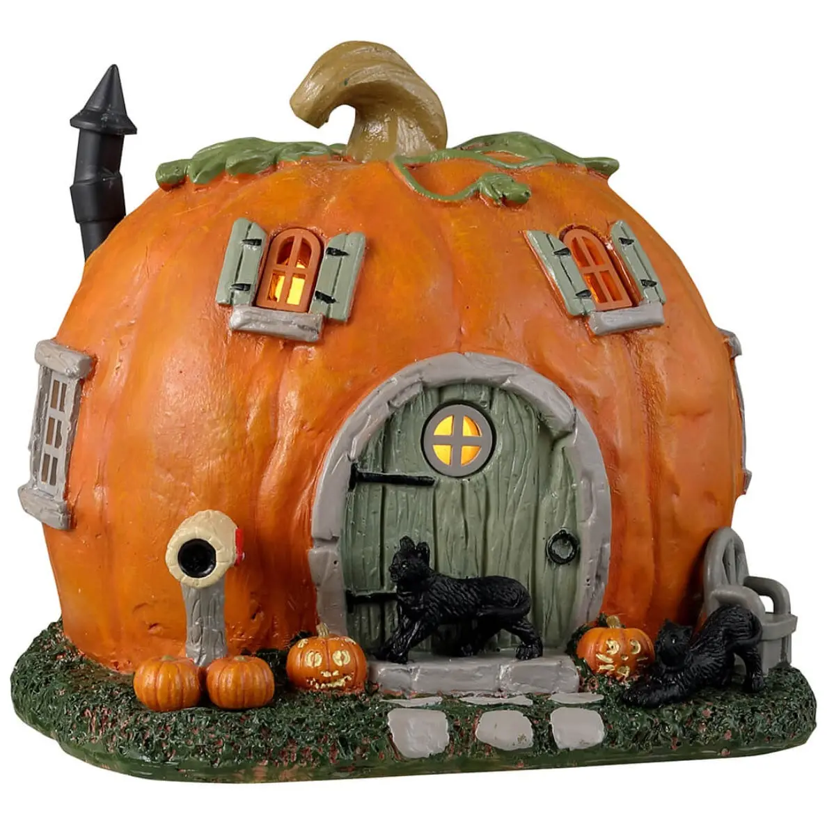 Lemax Spooky Town Pumpkin Cottage #34082 1