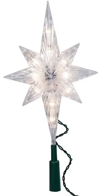 11" Pre-Lit Bethlehem Tree Topper Star 1