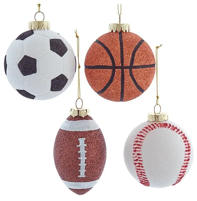 80Mm Shatterproof Sports Ball Ornament 1
