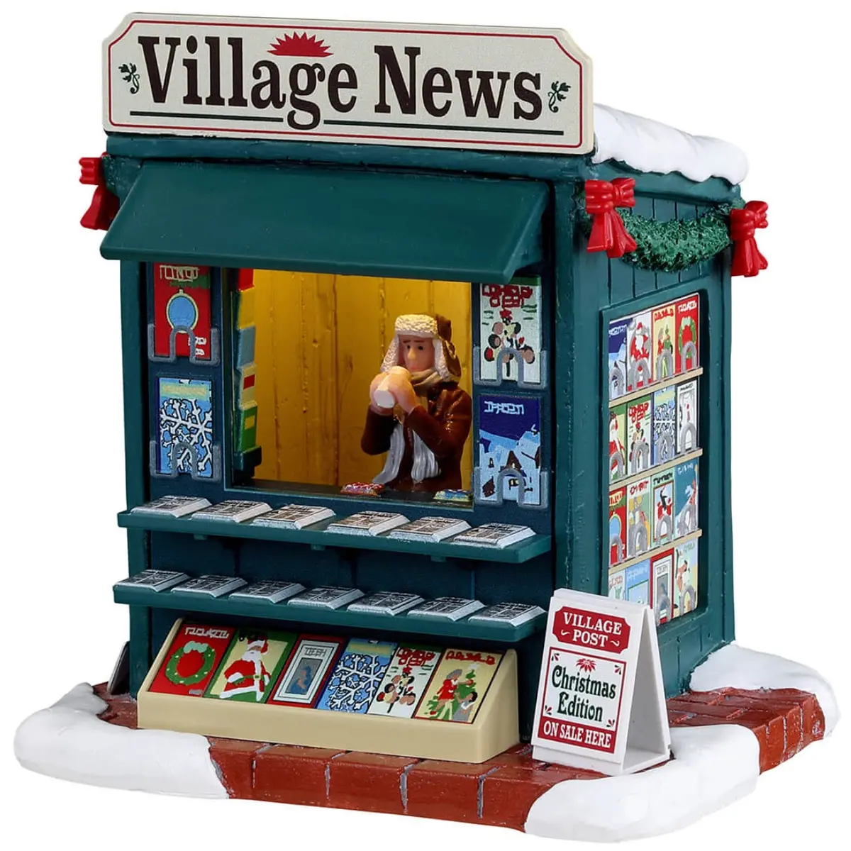 Lemax Caddington Village Table Piece: Good News Day #34088 1