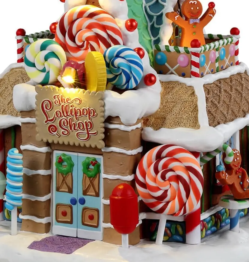 Lemax Sugar N Spice Lighted Building: The Lollipop Shop #25950 2