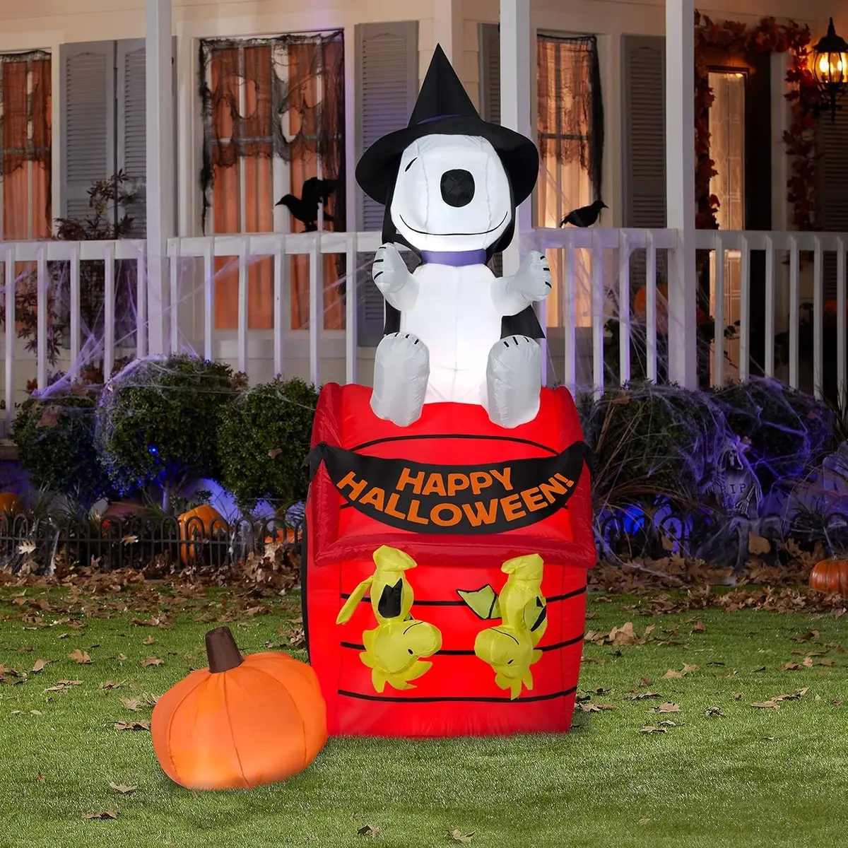 6' Airblown® Inflatable Snoopy Halloween House Decoration 1