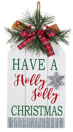 13.7" Double-Sided Holiday Wall Decor (Fall/Christmas) 2