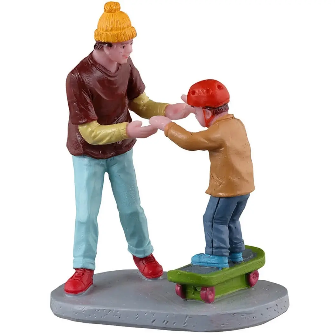 Lemax Caddington Village Figurine: Beginner Boarder #32204 1