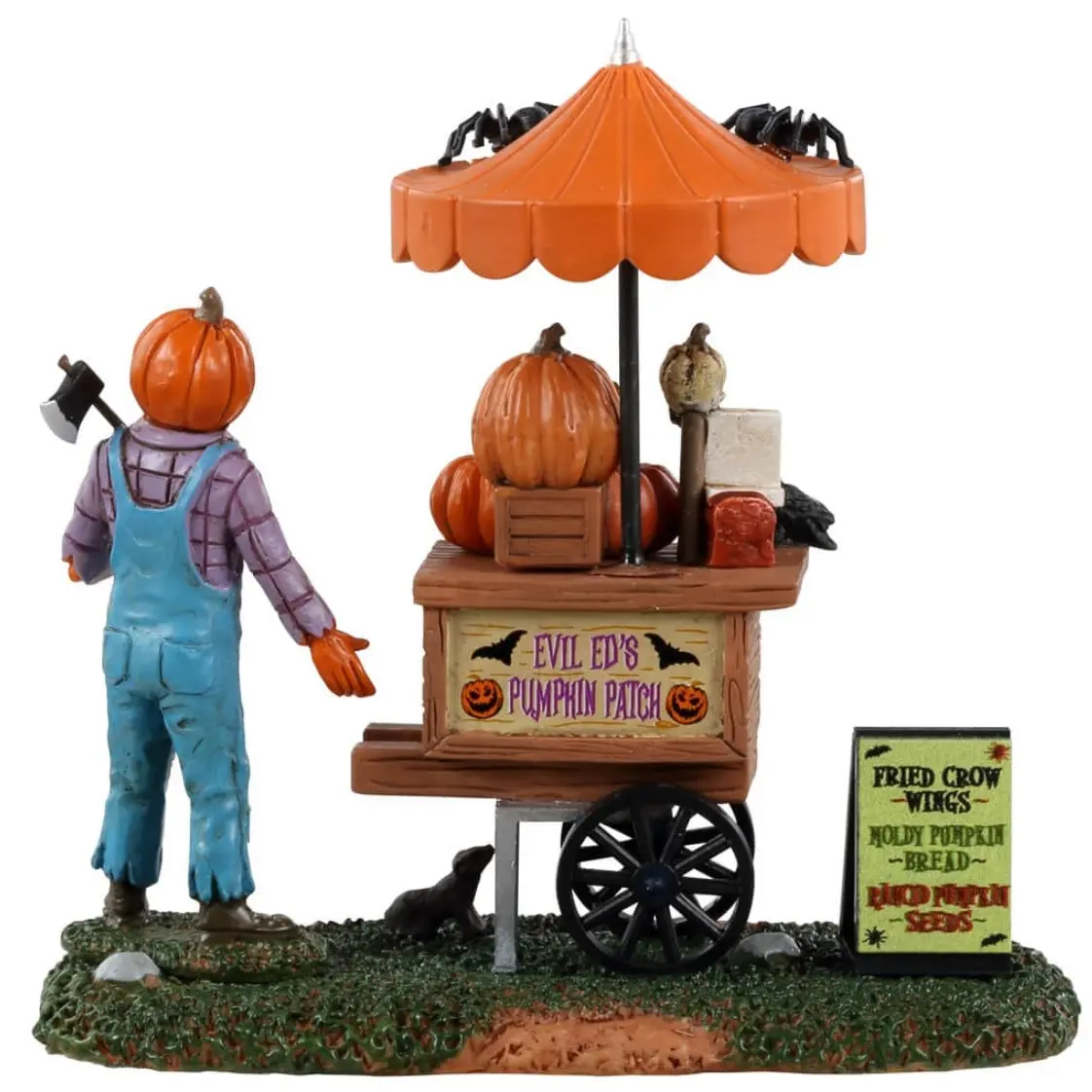 Lemax Spooky Town Pumpkin Patch Vendor #33611 2