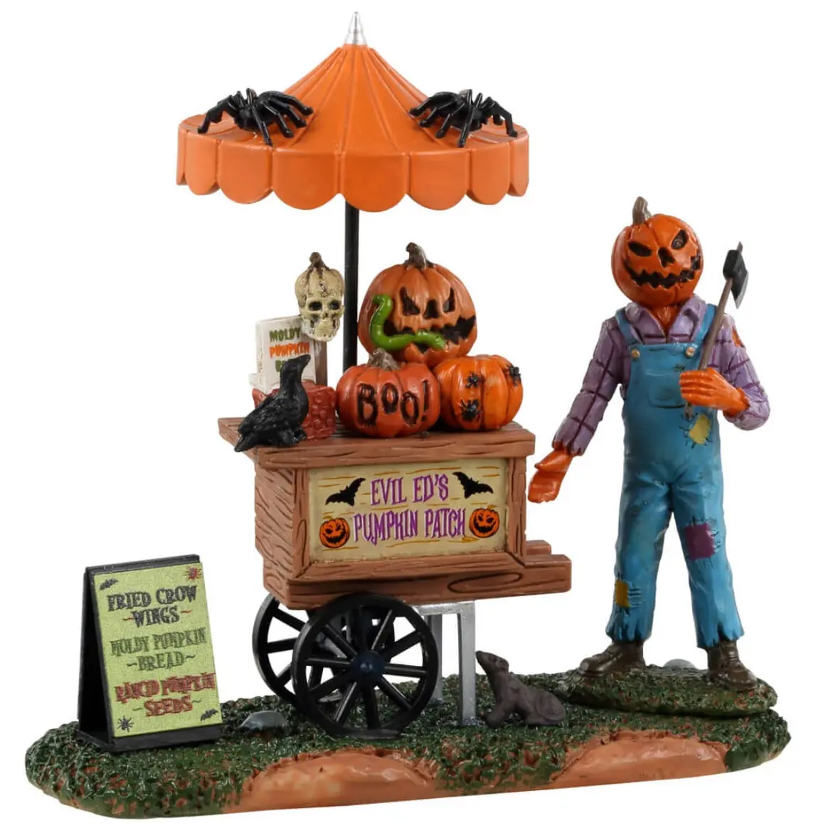 Lemax Spooky Town Pumpkin Patch Vendor #33611 1