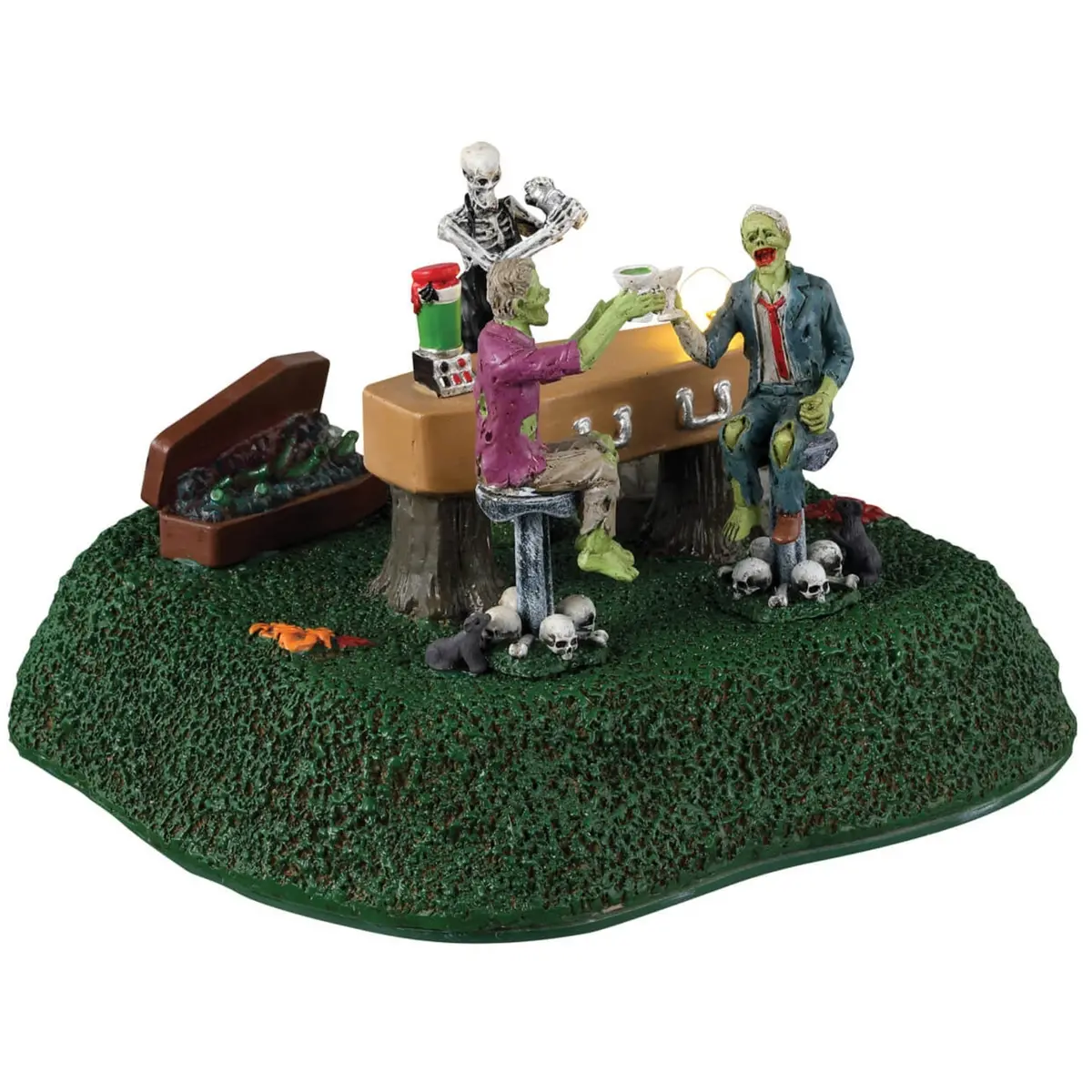 Lemax Spooky Town Coffin Bar #34062 1