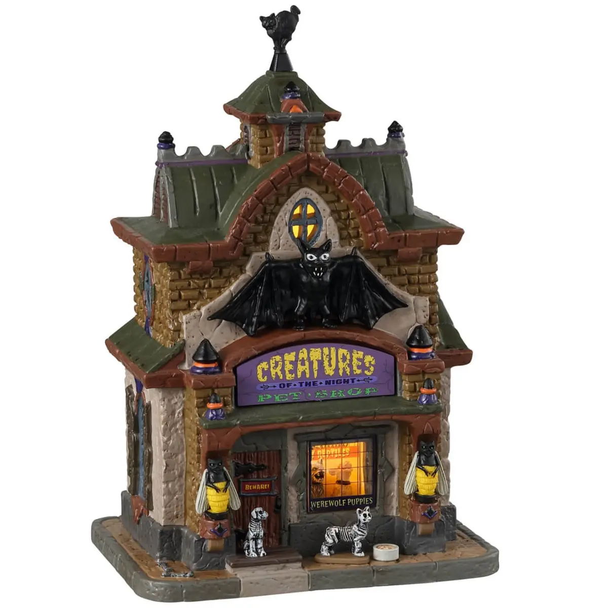 Lemax Spooky Town Creature Of The Night Pet Shop #35013 1