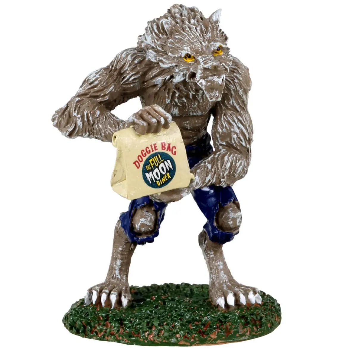 Lemax Spooky Town Wolfie Eats Out #32200 1
