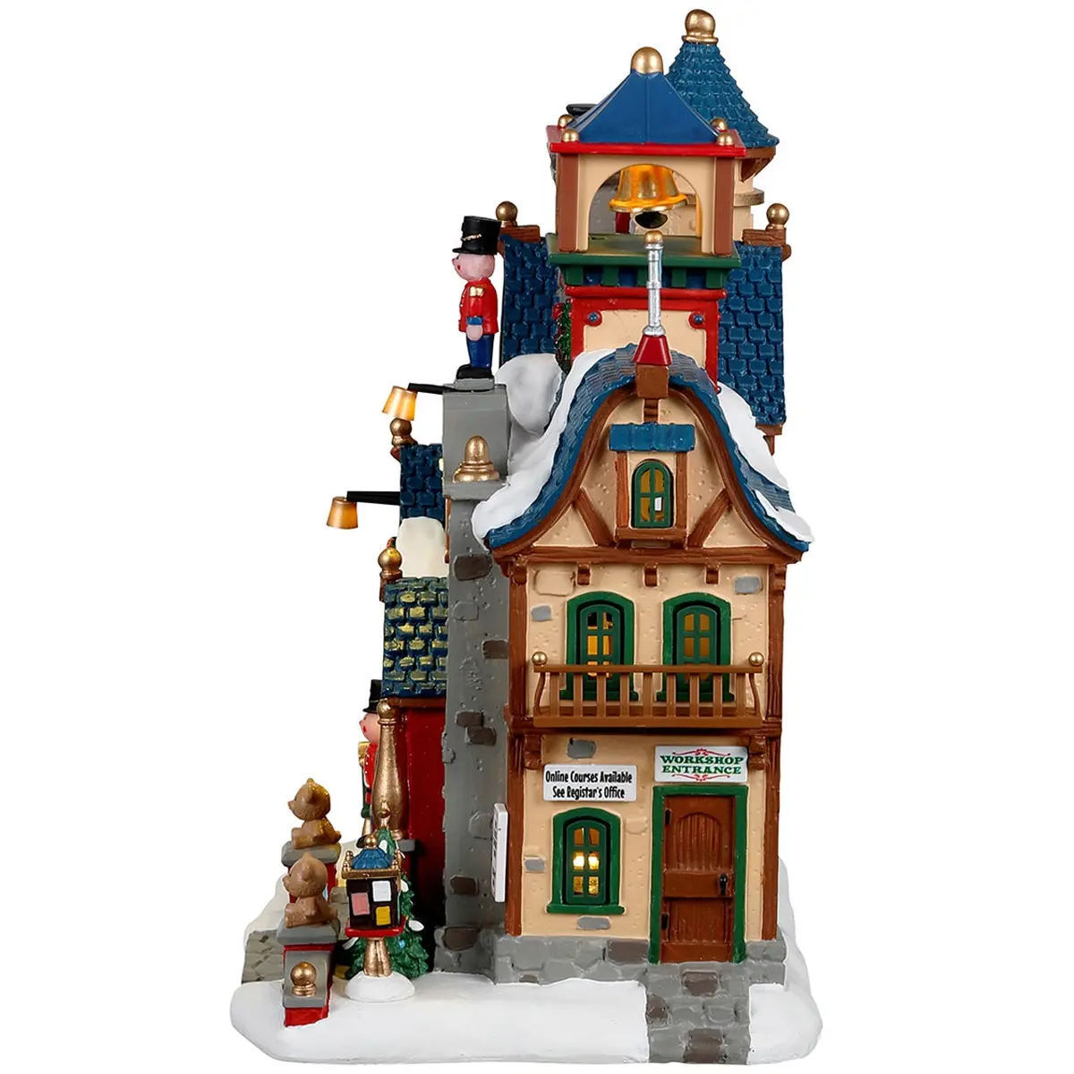 Lemax Santa's Wonderland Lighted Building: Toy Making School #25927 2