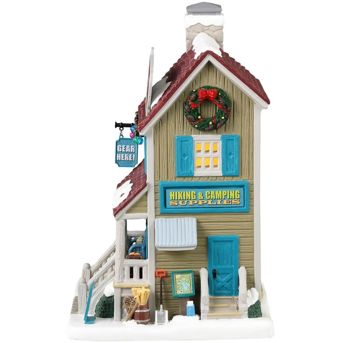 Lemax Vail Village Lighted Building: Walker's Smokey Mountain Trail Outfitters #35050 2