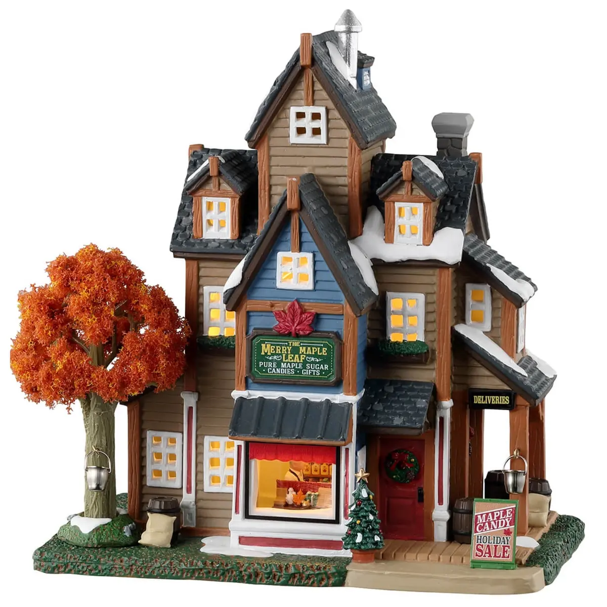 Lemax Harvest Crossing Lighted Building: The Merry Maple Leaf #35053 1