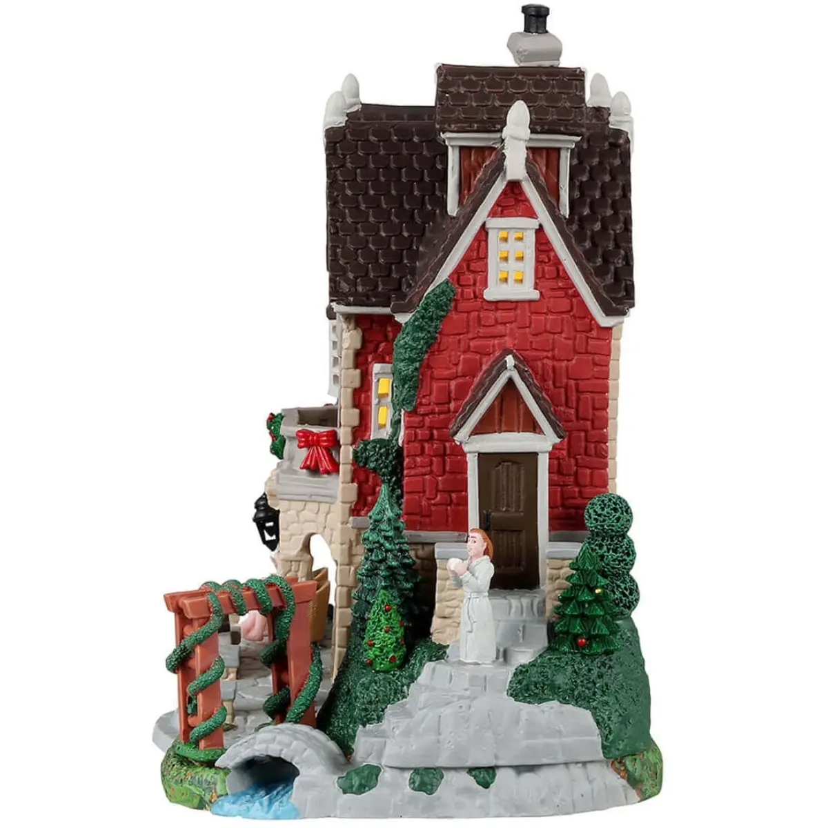 Lemax Caddington Village Lighted Building: Rest And Renew Retreat #35033 2