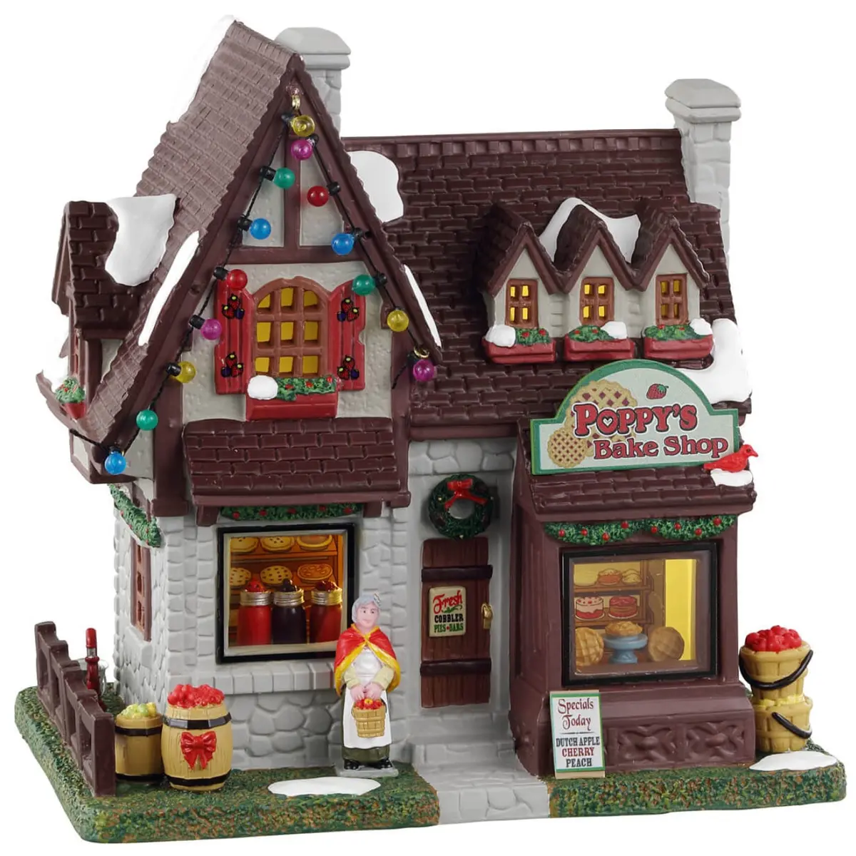 Lemax Caddington Village Lighted Building: Poppy's Bakeshop #35042 1