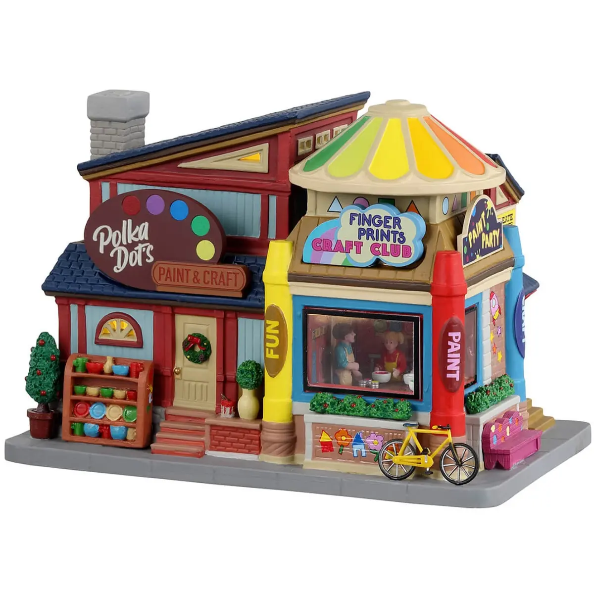 Lemax Caddington Village Lighted Building: Polka Dot's Clubhouse #35058 1