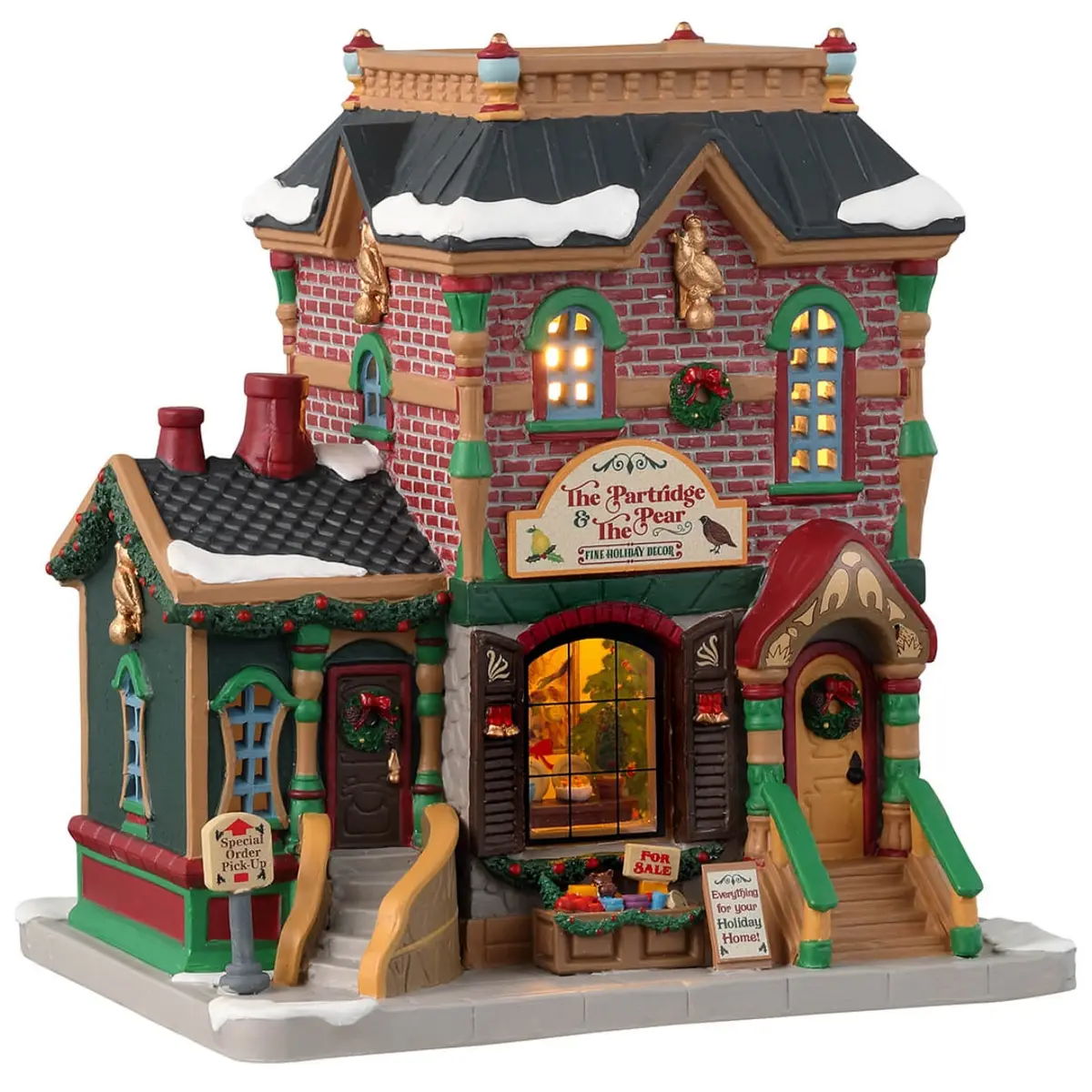 Lemax Caddington Village Lighted Building: The Partridge & The Pear #35072 1