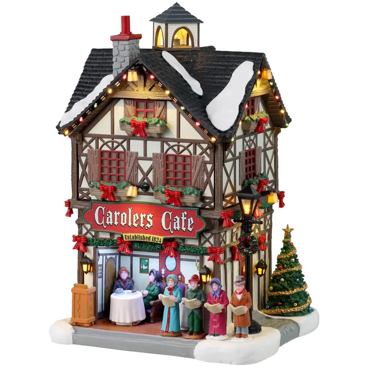 Lemax Caddington Village Lighted Building: Caroler's Café #35024 1