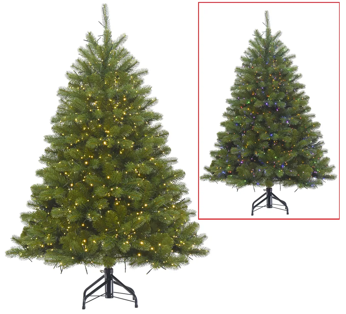 4.5' Colorado Galaxy Fir Starry Led Pre-Lit Artificial Christmas Tree 1