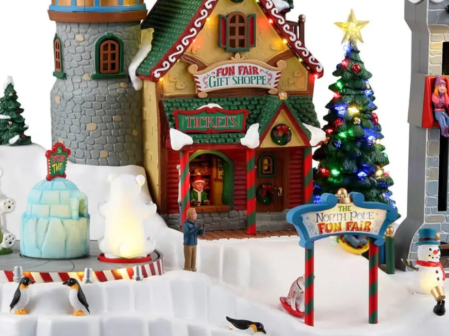 Lemax Santa's Wonderland Sights & Sounds: North Pole Fun Fair #35019 2