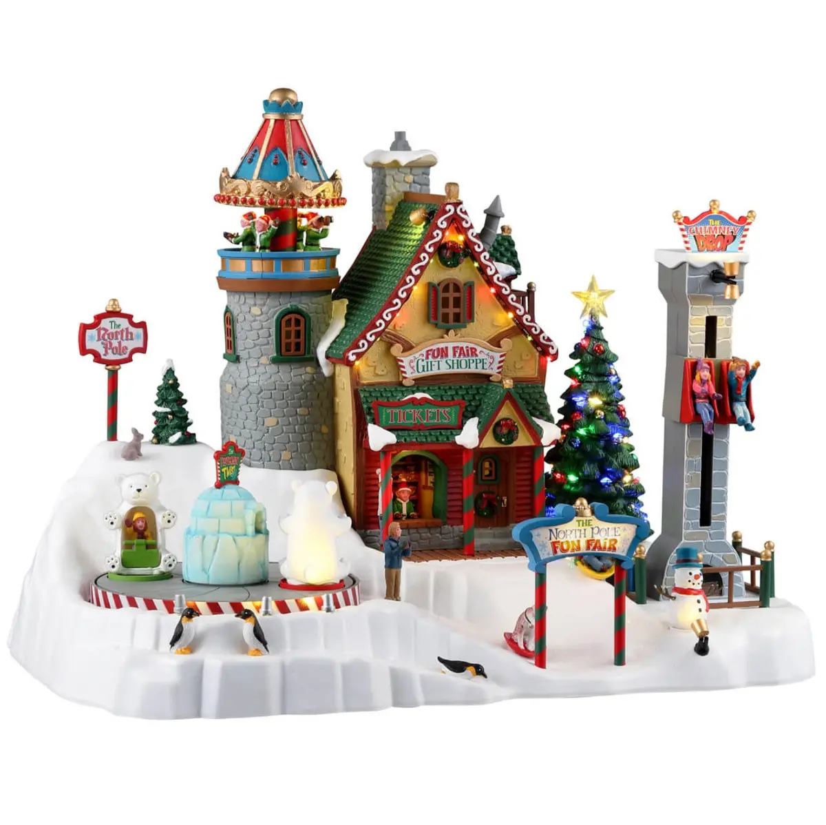 Lemax Santa's Wonderland Sights & Sounds: North Pole Fun Fair #35019 1