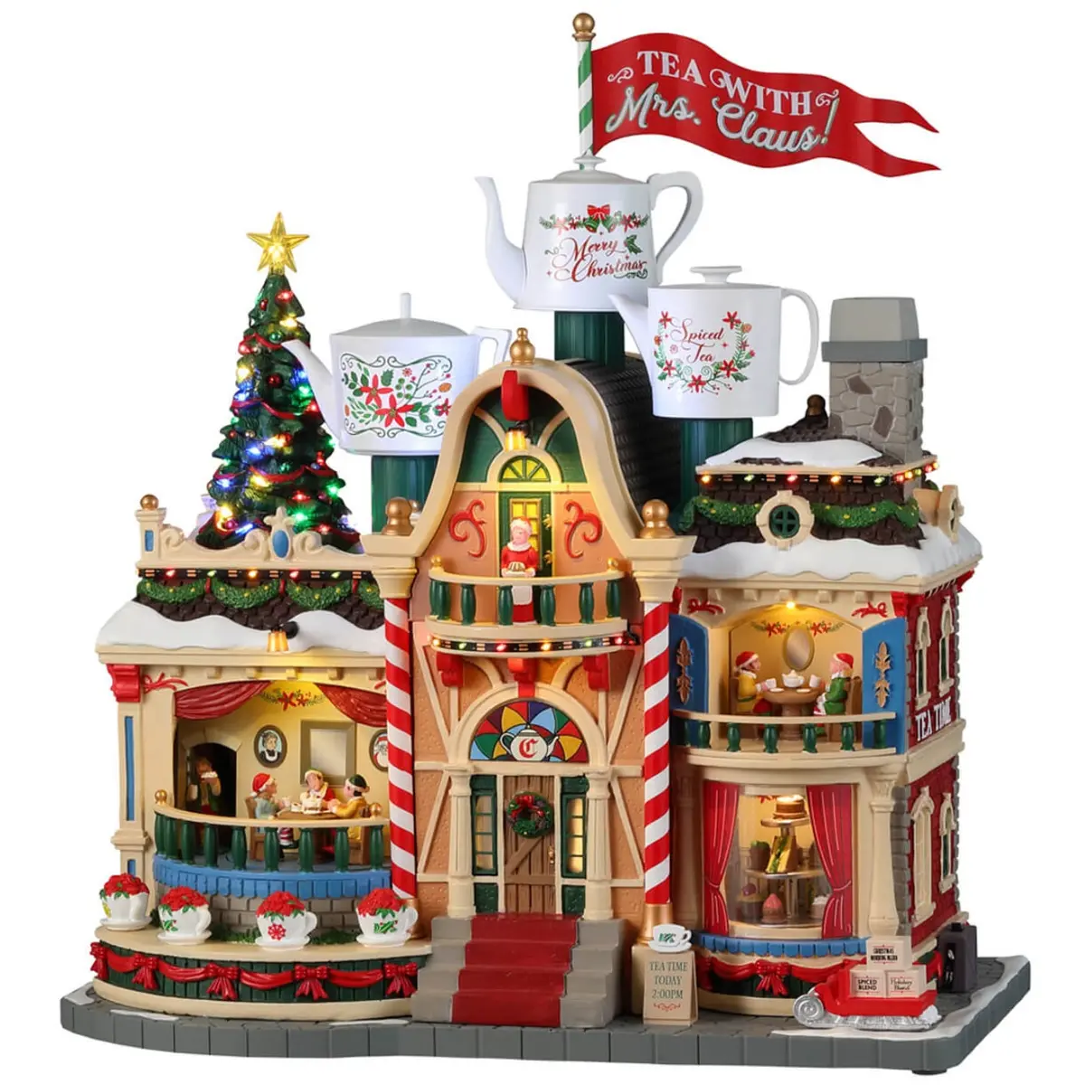 Lemax Santa's Wonderland Sights & Sounds: Tea With Mrs. Claus #35018 1