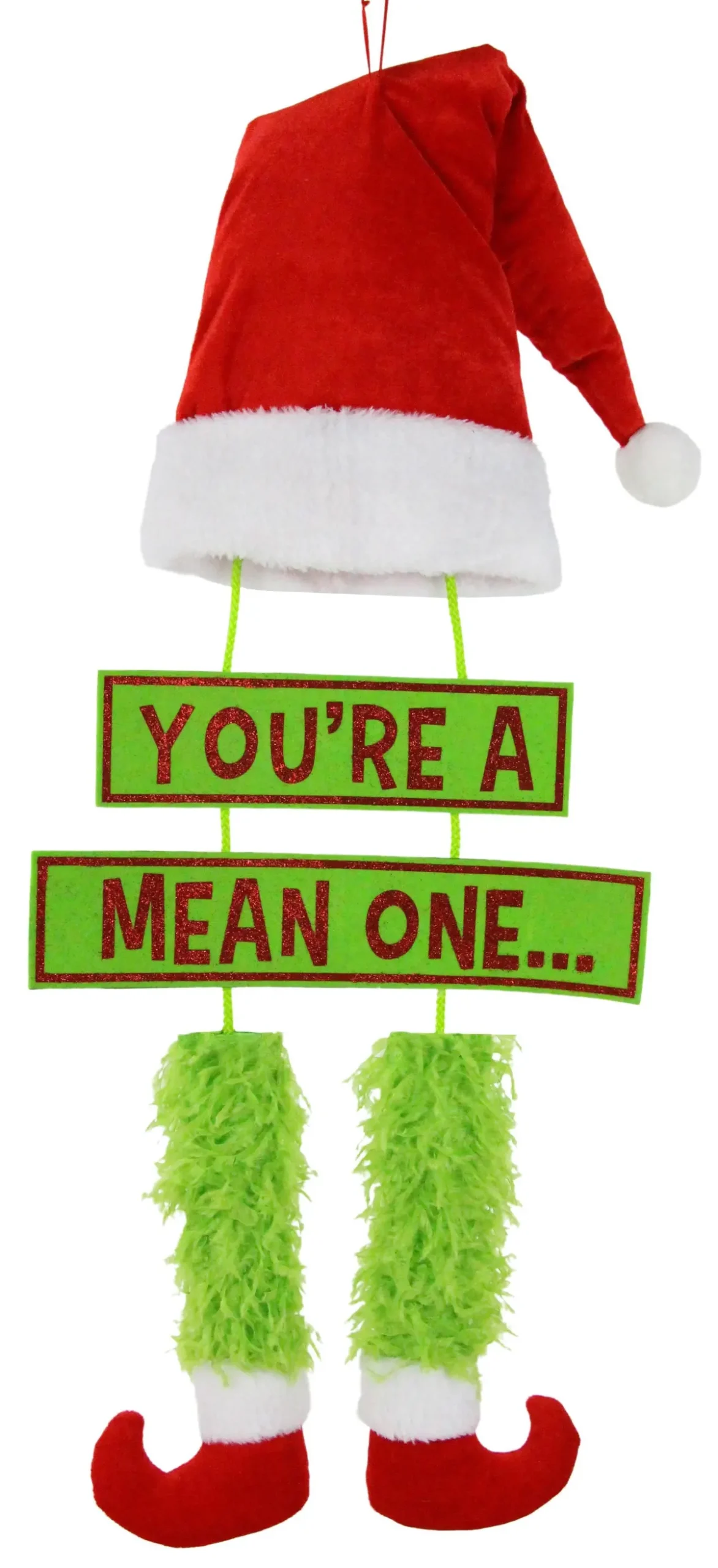 29" You're A Mean One Grinch Hanging Decoration 1