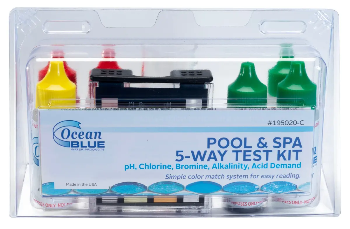 Ocean Blue Pool & Spa 5-Way Test Kit 1