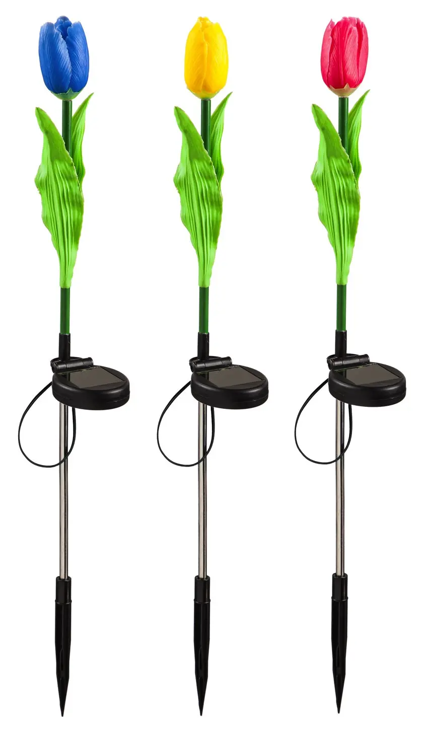 Solar Artificial Floral Garden Stake 1