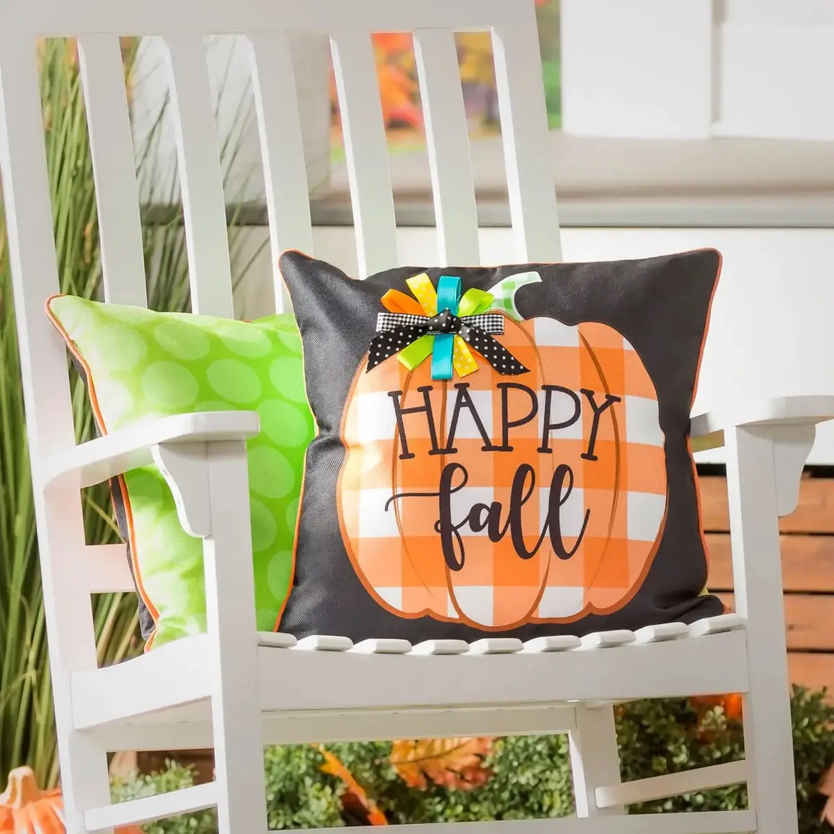 Happy Fall Pumpkin Interchangeable Pillow Cover 1
