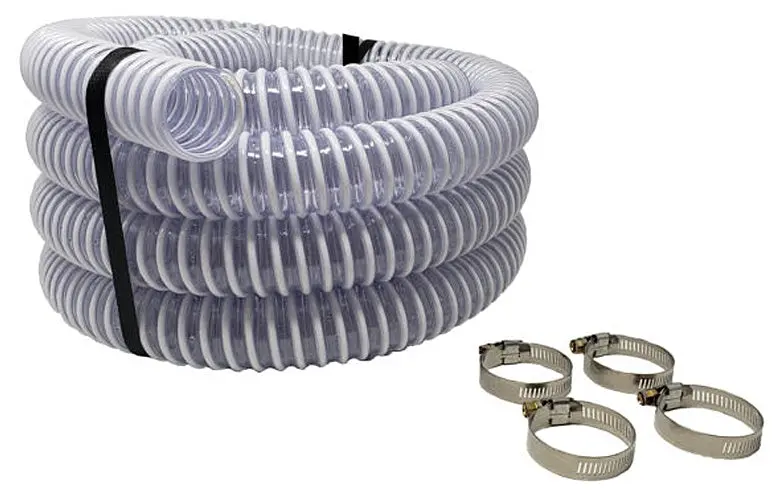 Superflex 1.5" X 12' Pool Filter Pump Connection Hose For Above Ground Pools 1