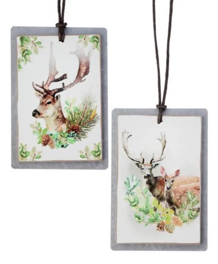 6" Deer Valley Ornament 1