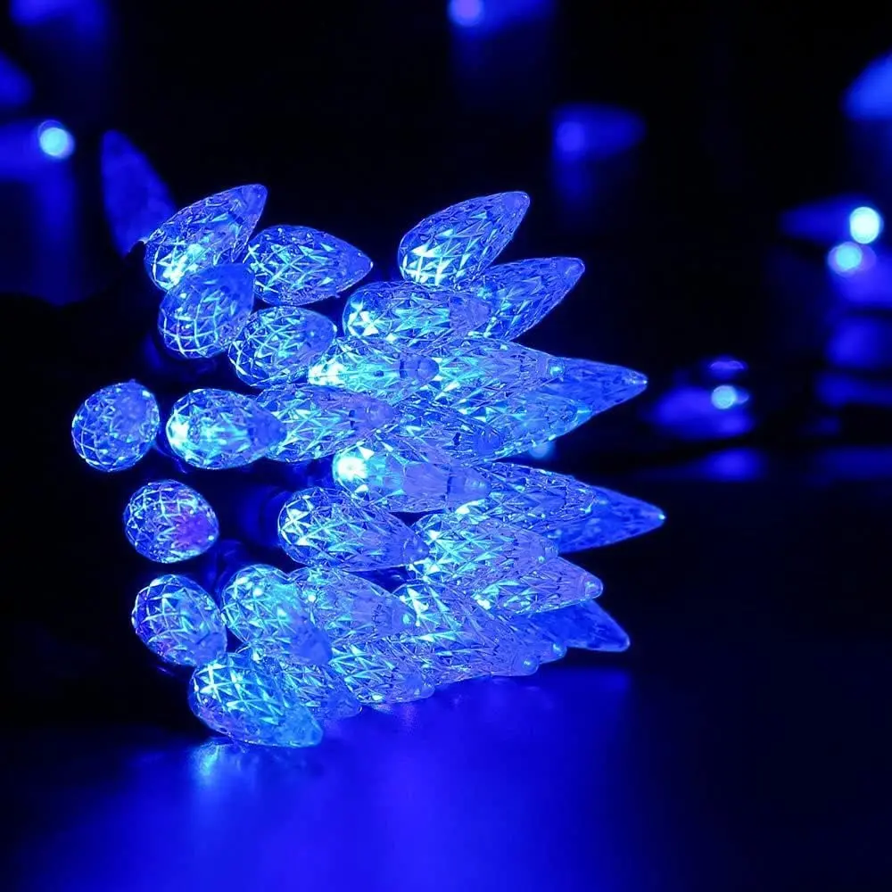 Set Of 100 Blue Heavy-Duty Led C5 Lights 1