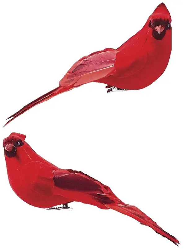 7" Clip-On Cardinal Ornament 1
