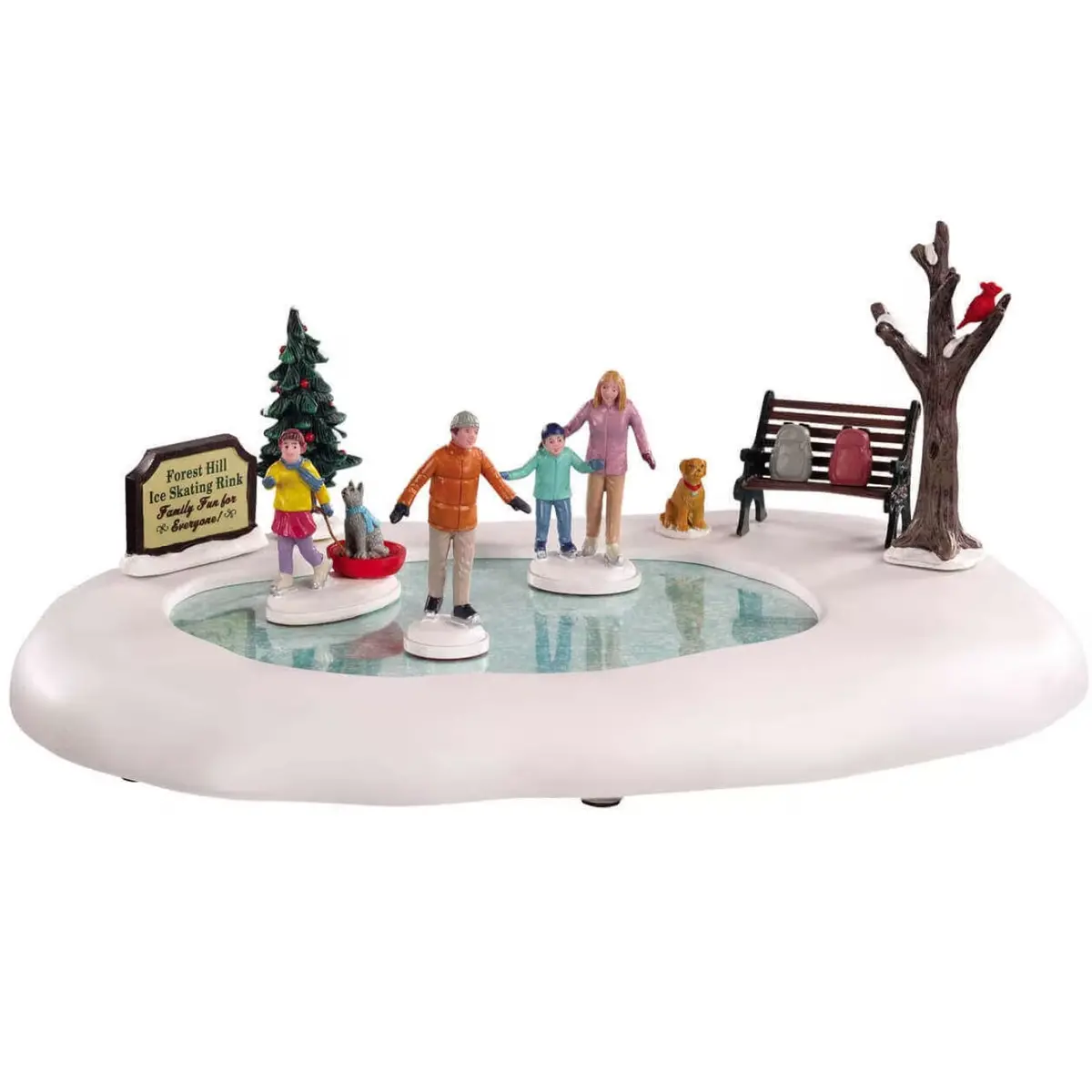 Lemax General Collectibles Table Piece: Family Skating Day #04715 1
