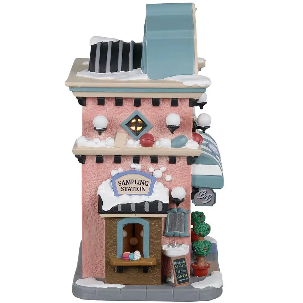 Lemax Caddington Village Lighted Building: Bubble Boutique #25881 2