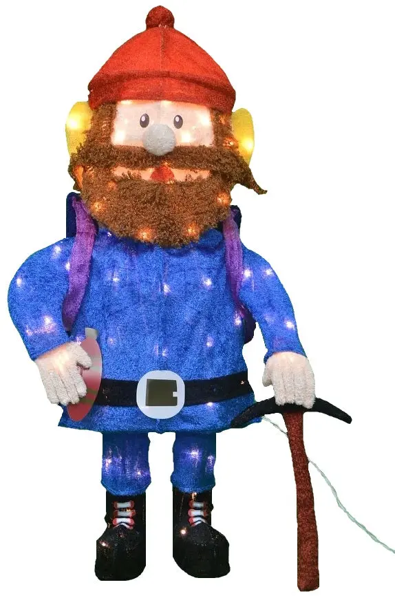 32" Yukon Cornelius Tinsel Outdoor Decoration From Rudolph The Red-Nosed Reindeer 2
