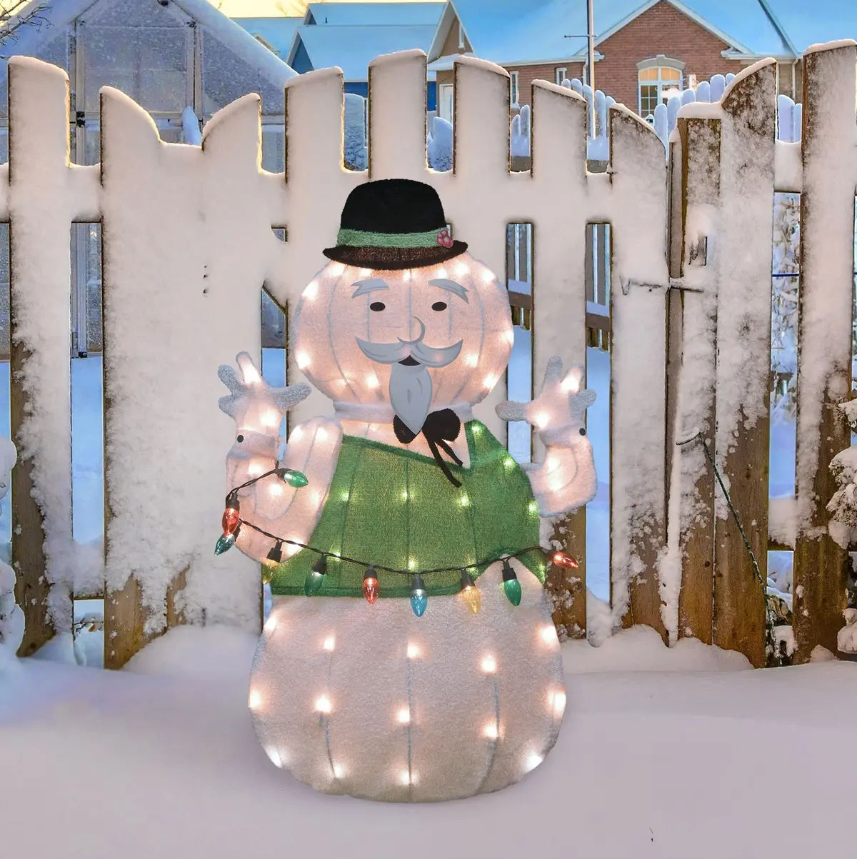 2D Sam The Snowman Outdoor Christmas Decor 1