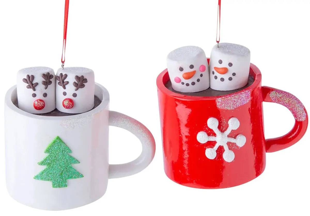 3" Marshmallows In Mug Ornament 1