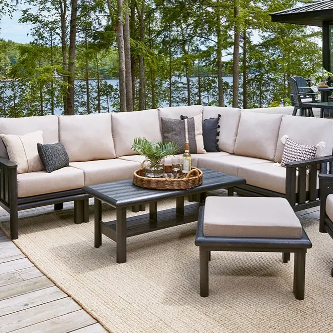 Chocolate Stratford Deep Seating Sectional Collection 1